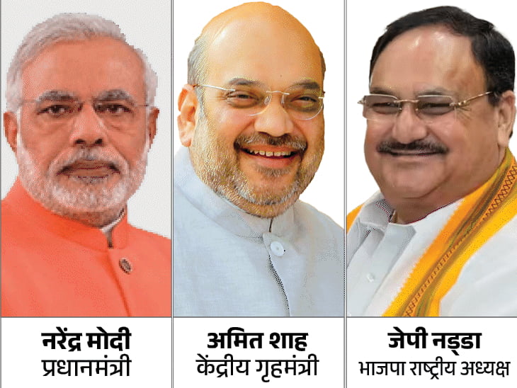 भाजपा की 3 राज्यों के स्टार प्रचारकों की लिस्ट जारी:सभी स्टेट में 40-40 नाम; मोदी, शाह और नड्डा तीनों राज्यों में प्रचार करेंगे