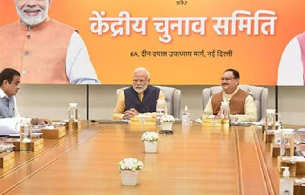 बीजेपी ने 12 राज्यों के चुनाव प्रभारी और सह-प्रभारी चुने:ओ.पी धनखड़ को दिल्ली का प्रभारी बनाया, महाराष्ट्र का जिम्मा डॉ. दिनेश शर्मा को सौंपा