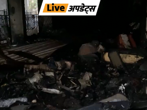 भास्कर अपडेट्स:महाराष्ट्र के छत्रपति संभाजीनगर में आग लगने से 7 लोगों की मौत, इनमें दो बच्चे शामिल