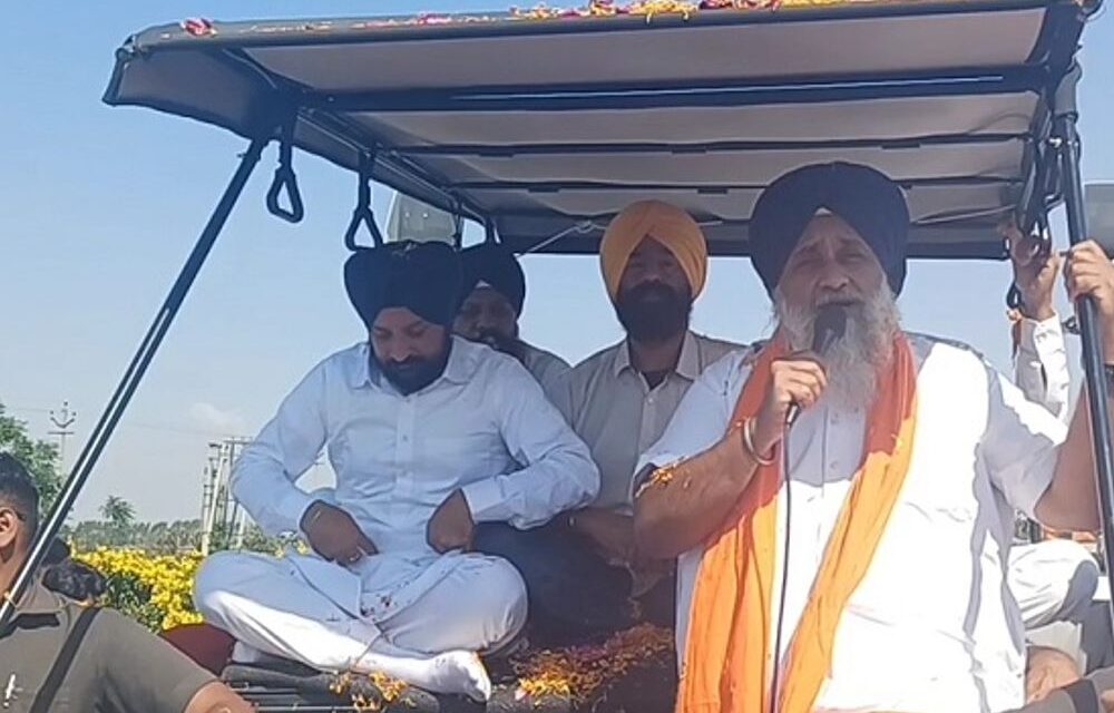अकाली दल अध्यक्ष सुखबीर बादल की तबीयत बिगड़ी:पंजाब बचाओ यात्रा के दौरान गर्मी से हुए बीमार; बिक्रम मजीठिया संभालेंगे मोर्चा