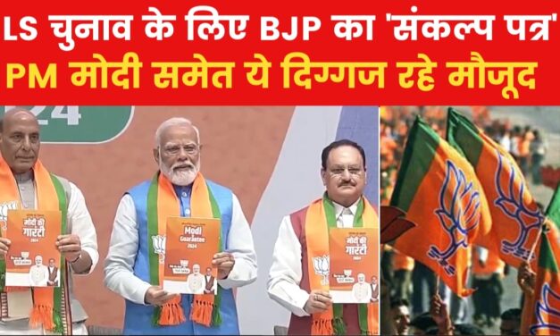 लोकसभा चुनाव के लिए BJP ने जारी किया घोषणा पत्र, किन मुद्दों पर रहा फोकस, देखें