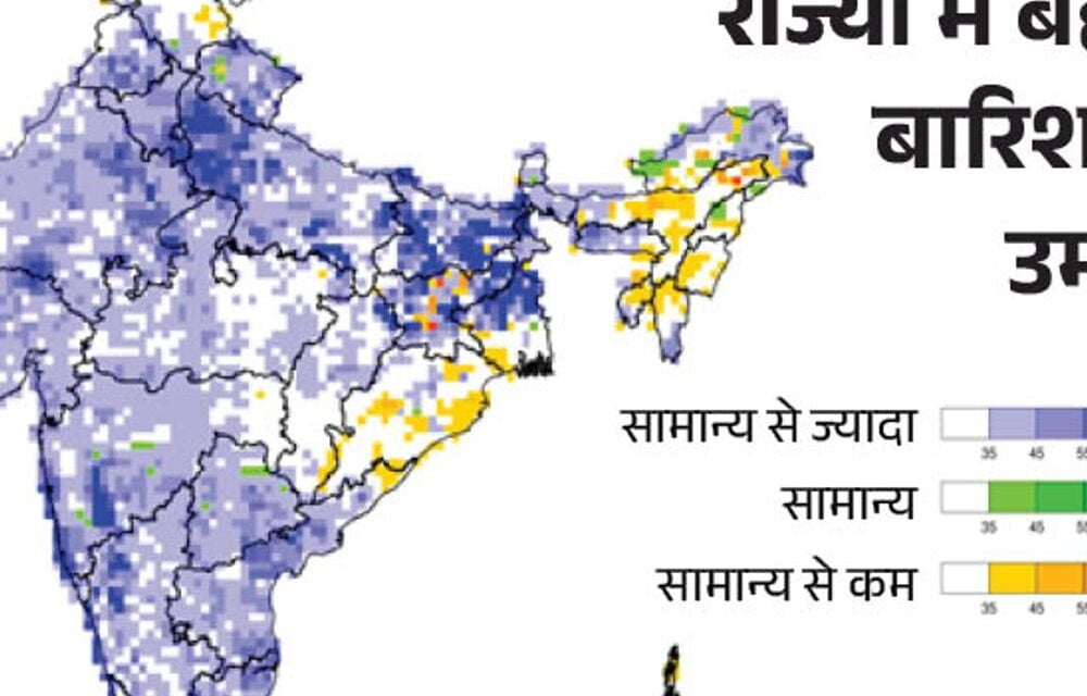 मौसम विभाग का अनुमान