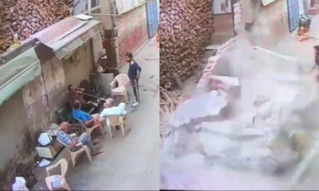 Video: गुरुग्राम में श्मशान की दीवार गिरने से 4 लोगों की मौत, कई घायल