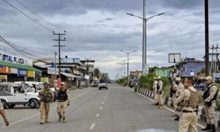 मणिपुर के वेस्ट इम्फाल में गोलीबारी, 1 की मौत:12 लोगों ने फायरिंग की, मोर्टार दागे; पुलिस ने महिलाओं-बच्चों को सुरक्षित जगह पहुंचाया
