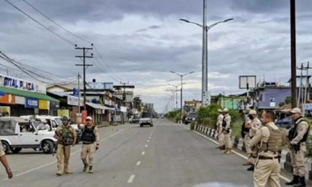 मणिपुर के वेस्ट इम्फाल में गोलीबारी, 1 की मौत:12 लोगों ने फायरिंग की, मोर्टार दागे; पुलिस ने महिलाओं-बच्चों को सुरक्षित जगह पहुंचाया