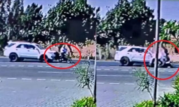 बदायूं: सपा नेता की SUV ने बाइक सवार वकील को मारी टक्कर, मौके पर मौत, VIDEO