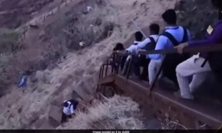 160 वोटर्स और  4,491 फीट की ऊंचाई : लोकतंत्र के महापर्व के लिए 1 घंटा पैदल चलकर पहुंचे चुनावकर्मी