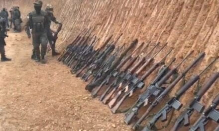 UNLF के 34 विद्रोहियों ने भारत-म्यांमार बॉर्डर पर सरेंडर किया:असम राइफल्स के सामने हथियार डाले, मणिपुर में घुसपैठ की कोशिश कर रहे थे