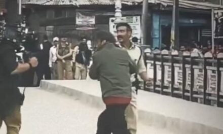 सिंघम अगेन के शूट का वीडियो वायरल, श्रीनगर की सड़कों पर पुलिस की वर्दी में एक्शन करते दिखे अजय देवगन