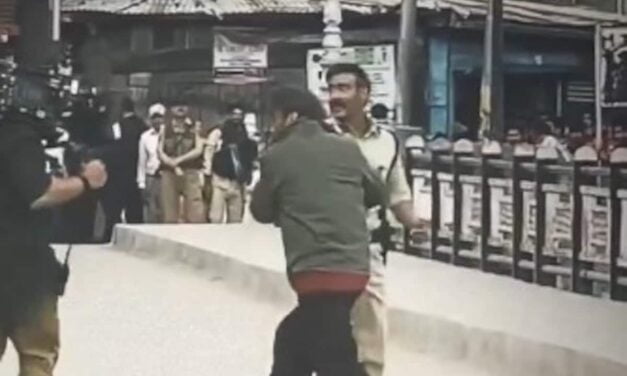 सिंघम अगेन के शूट का वीडियो वायरल, श्रीनगर की सड़कों पर पुलिस की वर्दी में एक्शन करते दिखे अजय देवगन