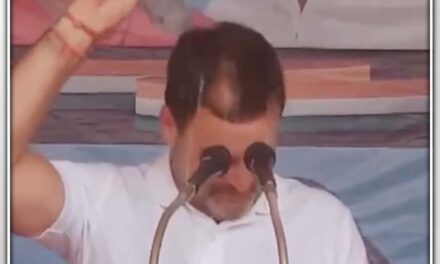 रैली के दौरान गर्मी से बेहाल हुए राहुल गांधी