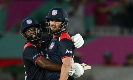 T20 वर्ल्ड कप के पहले मैच में रिकॉर्ड्स की बरसात… अमेरिकी क्रिकेटर ने रचा इतिहास, रोहित-धोनी भी नहीं कर सके ऐसा
