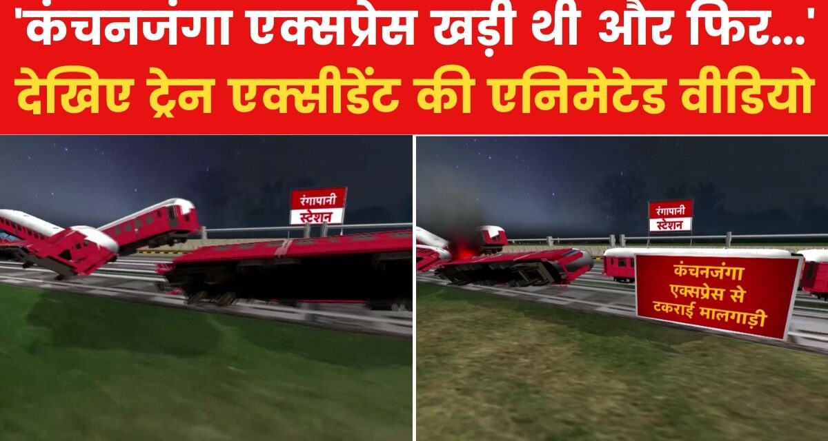न्यू जलपाईगुड़ी में कैसे हुआ रेल हादसा? ग्राफिक्स के जरिए समझिए
