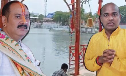 पं. प्रदीप मिश्रा पर अब ताप्ती के अपमान का आरोप:कहा था-ताप्ती ने कृष्ण से मिलने रचा था यमुना का रूप; पुजारी बोले-माफी मांगें