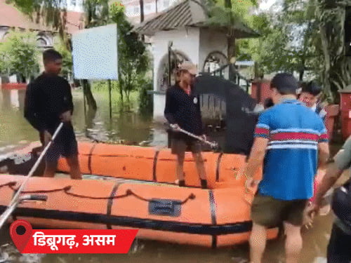 दिल्ली-राजस्थान समेत 17 राज्यों में भारी बारिश का अलर्ट:गुजरात के जूनागढ़ में 30 गांवों का संपर्क कटा; असम में बाढ़ से 11 लाख लोग प्रभावित