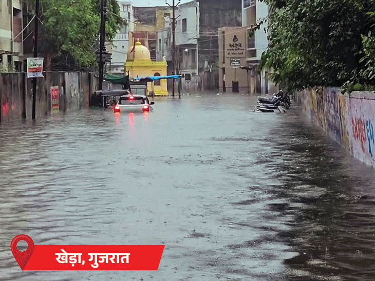 गुजरात-उत्तराखंड समेत 24 राज्यों में भारी बारिश का अलर्ट:MP के 7 जिलों में तेज बारिश की चेतावनी, 11 बांधों के गेट खोले गए