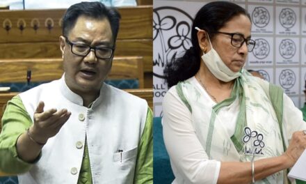‘पवित्र कर्तव्य की अनदेखी की…’ : ममता बनर्जी पर किरेन रिजिजू ने साधा निशाना