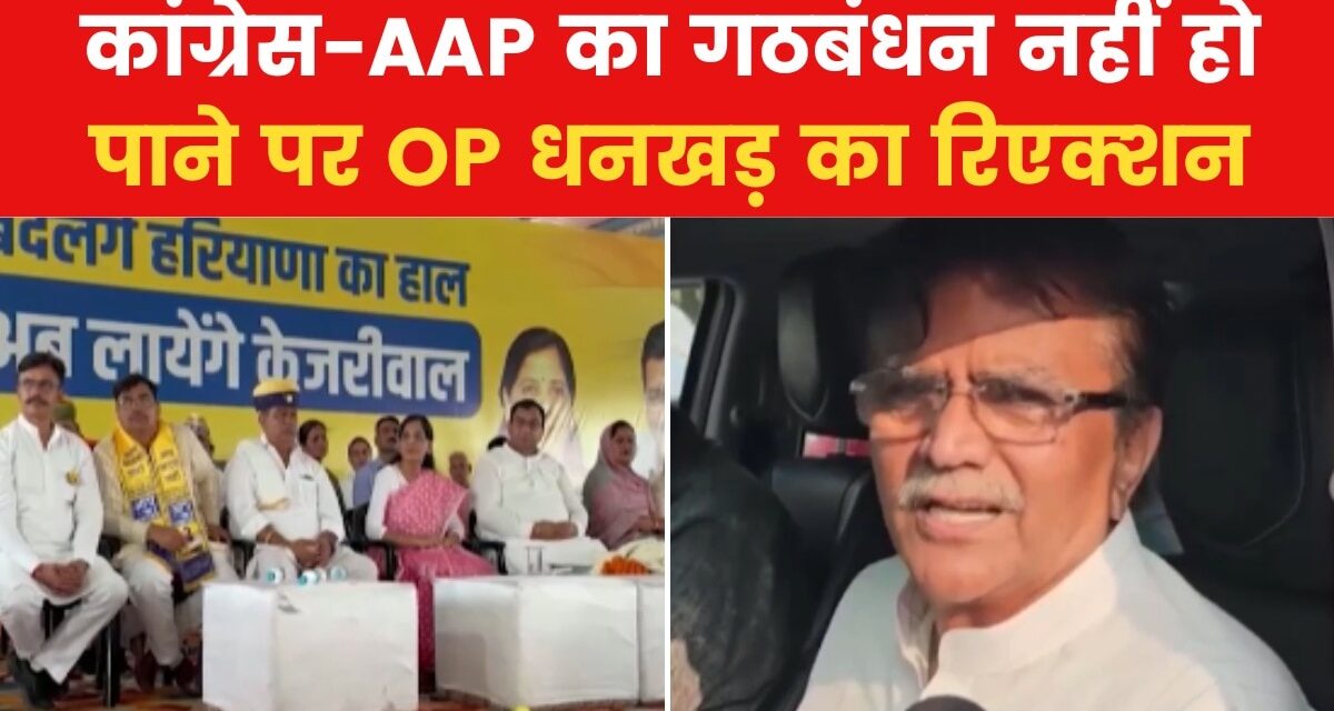 'हरियाणा में नहीं खुलेगा AAP का खाता?' BJP नेता OP धनखड़ का दावा