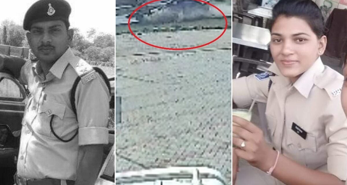 साफ दिखी लेडी कांस्टेबल की खुन्नस, जब कार से SI को घसीटकर मारा, Video