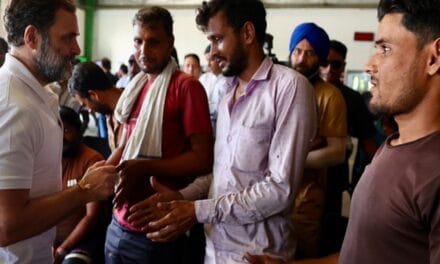 राहुल-प्रियंका की हरियाणा विजय संकल्प यात्रा:थानेसर में श्रमिकों व ट्रक ड्राइवरों से की मुलाकात