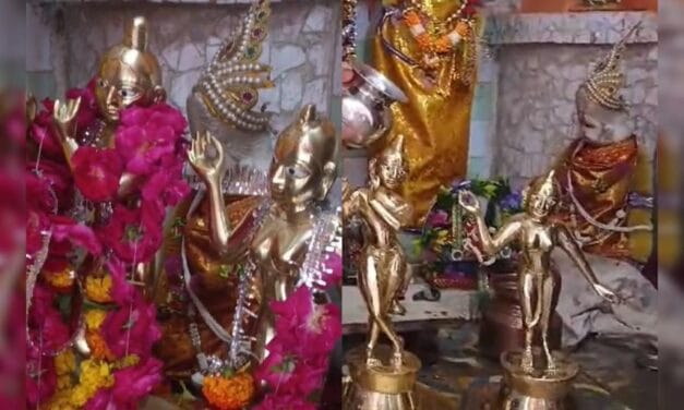 ‘मेरा बेटा बीमार हो गया…’: प्रयागराज में ऐसा पछताया चोर, मंदिर में वापस रख आया राधाकृष्ण की मूर्ति