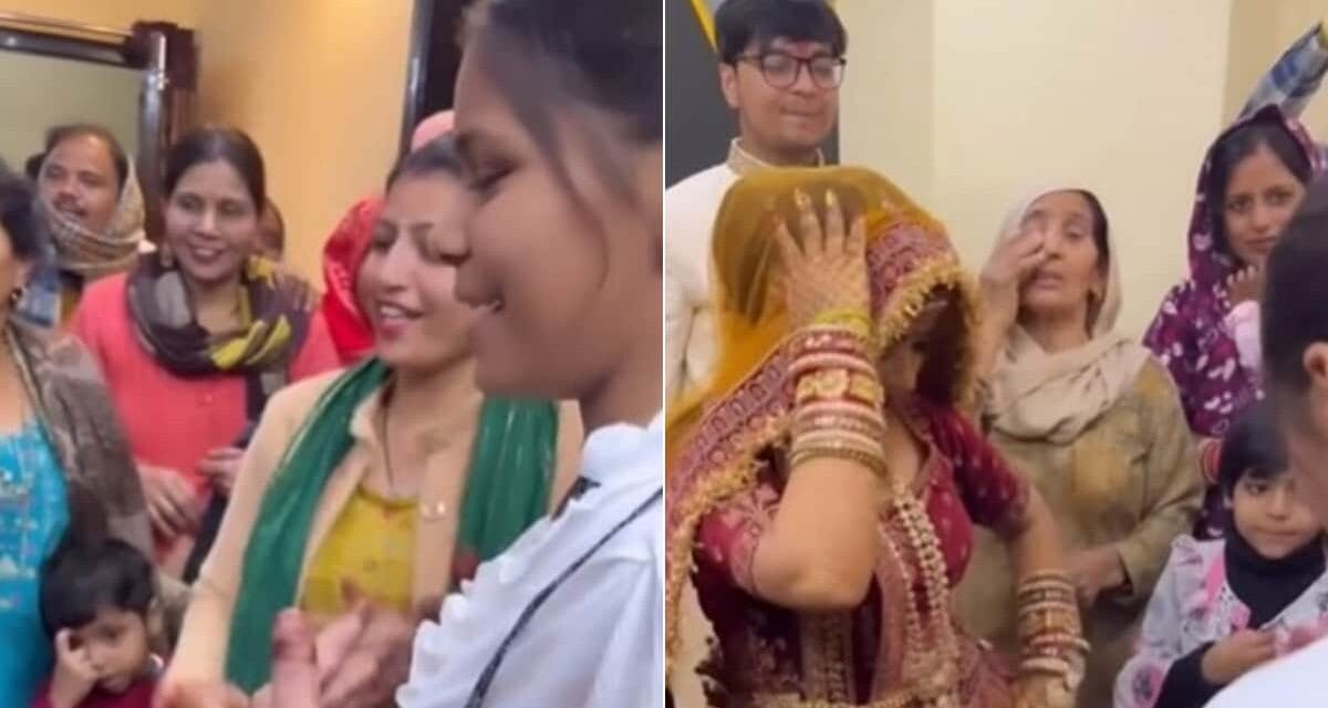 पहले शरमाई, फिर किया मना, फिर ताई, चाची, मामी के सामने नई दुल्हन ने किया ऐसा डांस लोग भूले सपना चौधरी