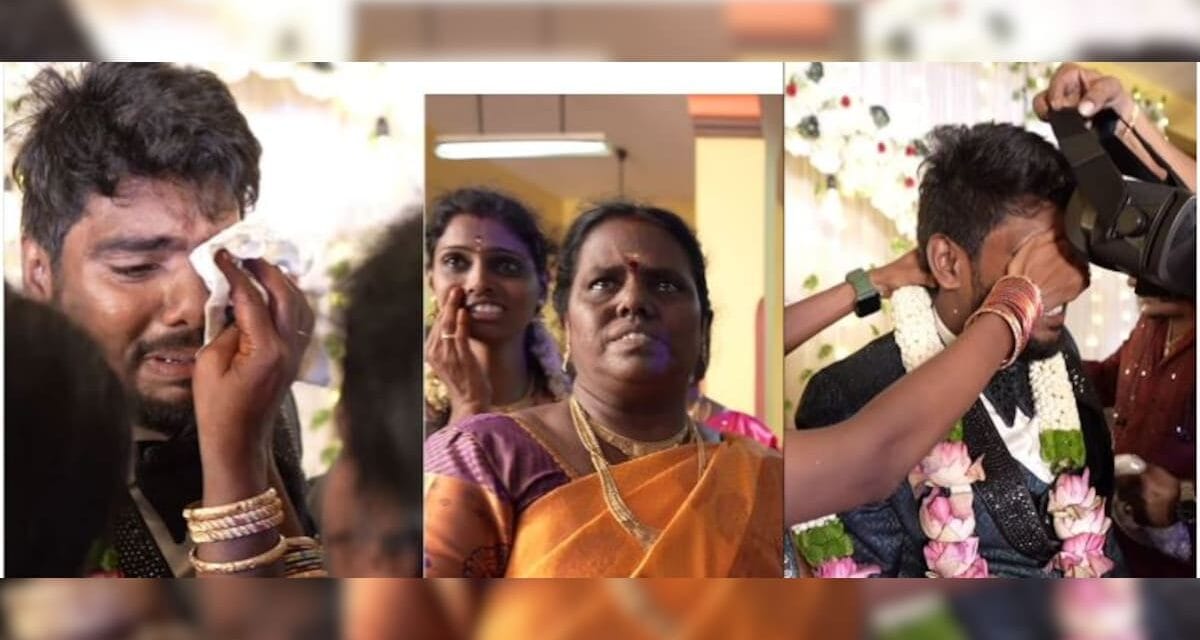 शादी के स्टेज पर स्वर्गीय पिता को देख फूट-फूटकर रोया दूल्हा, देखने वालों की भी आंखें हुई नम