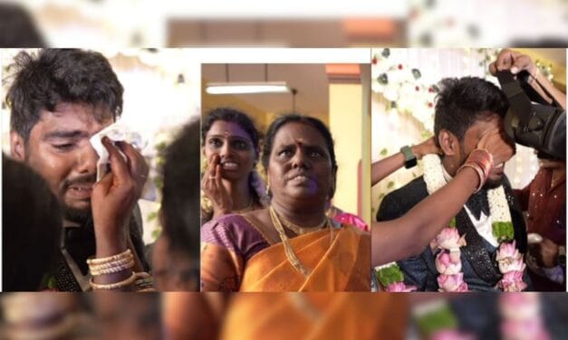 शादी के स्टेज पर स्वर्गीय पिता को देख फूट-फूटकर रोया दूल्हा, देखने वालों की भी आंखें हुई नम