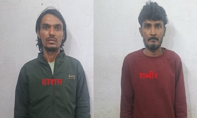 ट्रक लूटकर माल बेचने वाले गिरोह का भंडाफोड़, मेव गैंग के दो सदस्य गिरफ्तार