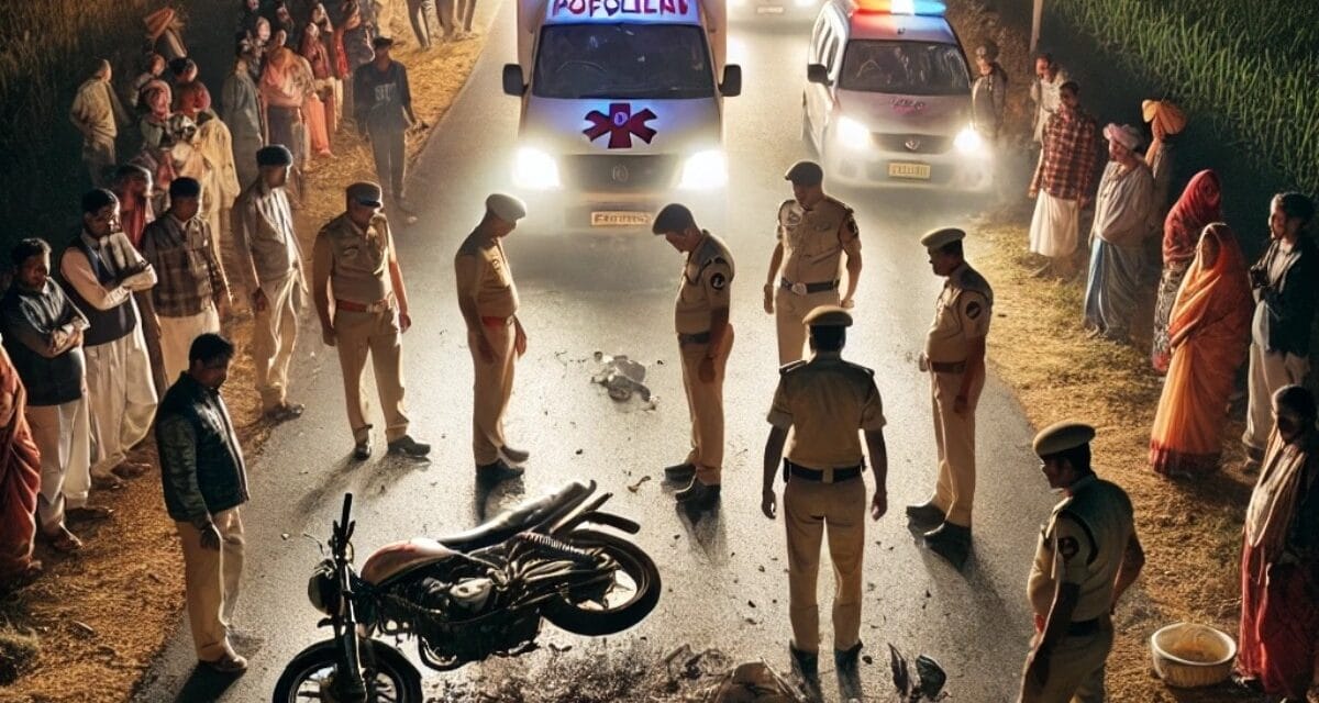 बाइक सवार 3 युवकों को अज्ञात वाहन ने कुचला, सभी की मौके पर ही मौत