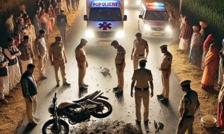 बाइक सवार 3 युवकों को अज्ञात वाहन ने कुचला, सभी की मौके पर ही मौत
