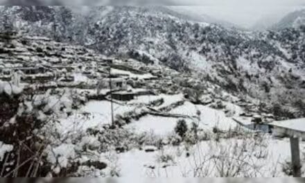 उत्तराखंड: पहाड़ों पर जमकर बर्फबारी, बाबा केदार का हुआ हिम-अभिषेक