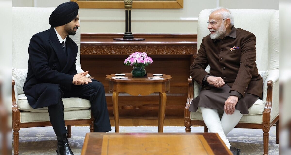 पीएम मोदी से मिले दिलजीत दोसांझ, कहा