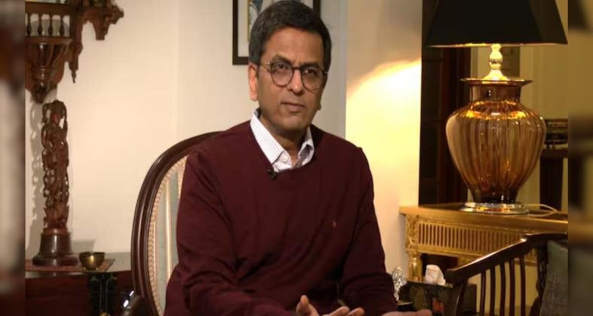 सच कहूं तो लॉ मेरी पहली पसंद नहीं थी : NDTV से बोले डीवाई चंद्रचूड़