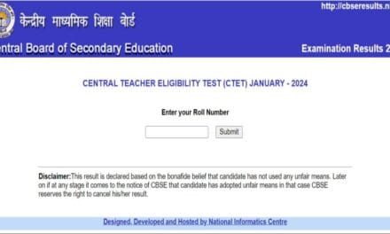सीटेट रिजल्ट का इंतजार जारी, यहां रोल नंबर डालकर कर सकेंगे चेक