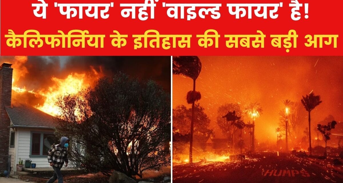 लॉस एंजिल्स में बसे कई आशियाने खाक, आग की चपेट में अमेरिका का पूरा शहर