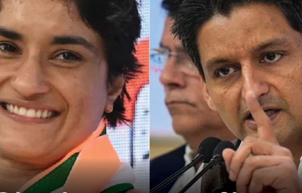 दीपेंद्र हुड्डा वाले कार्यक्रम से विनेश फोगाट गैरहाजिर:उनके ही हलके में था कार्यक्रम, 2 सांसद पह