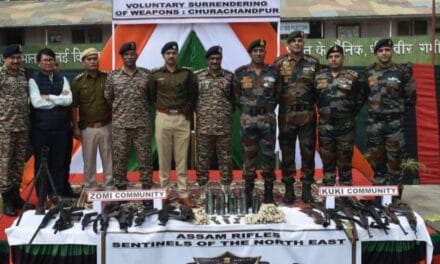 मणिपुर में गवर्नर के अल्टीमेटम का असर! राइफल्स और ग्रेनेड लॉन्चर समेत भारी संख्या में हथियार हुए