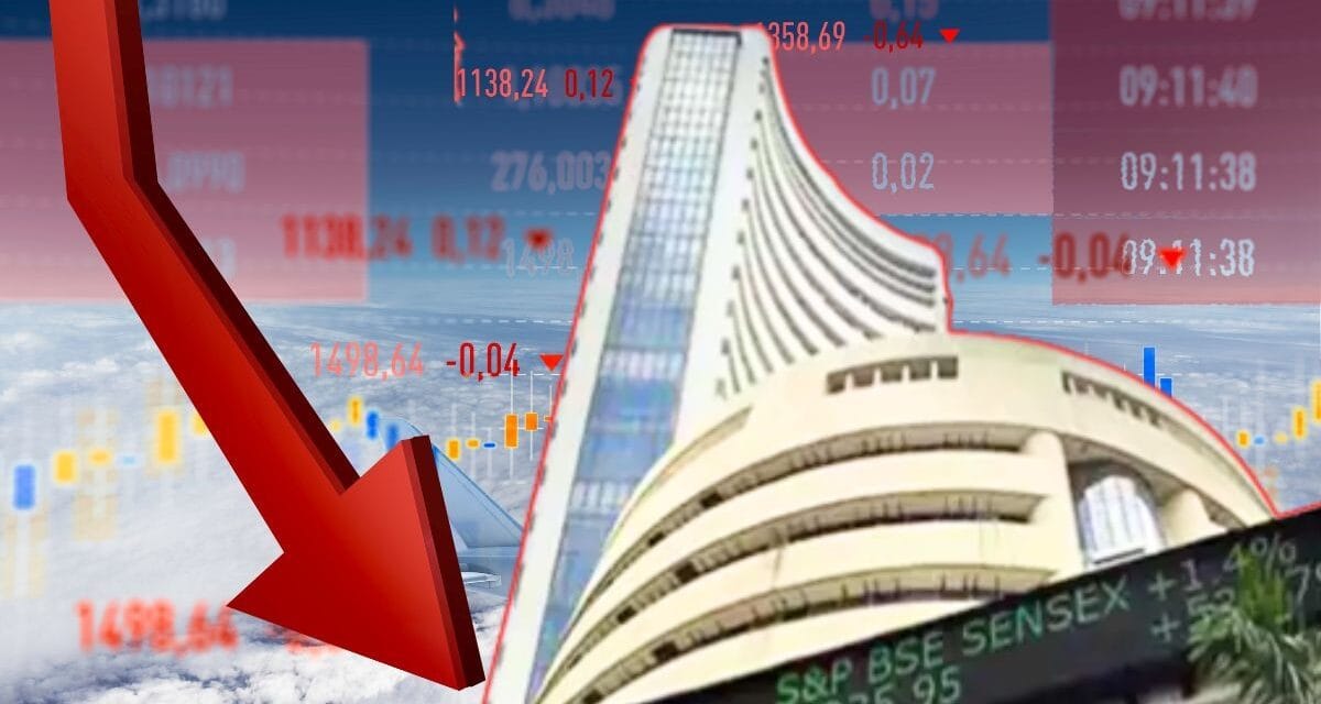 Stock Market Today: शेयर बाजार खुलते ही धड़ाम, सेंसेक्स 700 अंक लुढ़का, निफ्टी में भारी गिरावट