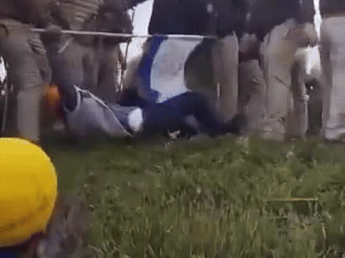 पंजाब पुलिस का किसानों के साथ टकराव:जमीन खाली कराने के विरोध पर लाठीचार्ज; बोली