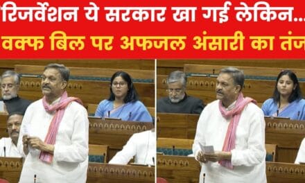 'देश का लाल किला बनाया शाहजहां ने…', वक्फ बिल पर बोले अफजाल अंसारी
