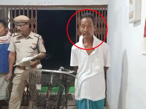 असम में पति ने पत्नी का सिर काटा:साइकिल से पुलिस स्टेशन लेकर पहुंचा, पड़ोसी बोले-छोटी बात