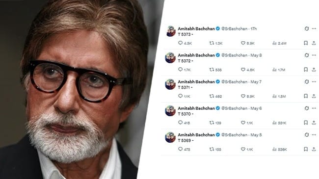 भारत-पाक के बीच चल रही जंग, अमिताभ ने किए ब्लैंक ट्वीट, फैंस ने पूछा