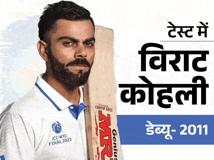कोहली ने टेस्ट क्रिकेट को कहा अलविदा:BCCI ने लिखा