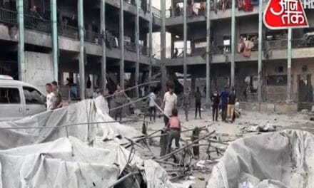 गाजा के स्कूल पर किस कदर टूटा इजरायली हमले का कहर? देखें दुनिया आजतक में