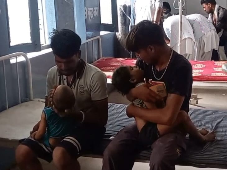 पिता ने 3 बेटियों को जहर खिलाकर खुद खाया, मौत:दमोह में समोसा खिलाने बाजार लेकर गया था; तालाब किनारे