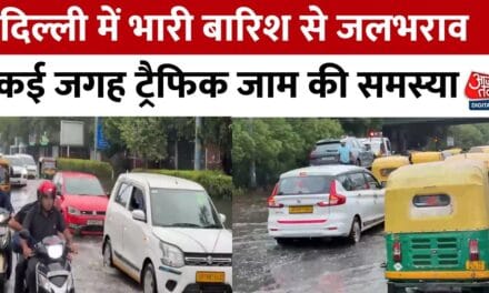 भारी बारिश से दिल्ली की सड़कें बनीं दरिया, डूबे अंडरपास-गाड़ियां, VIDEO