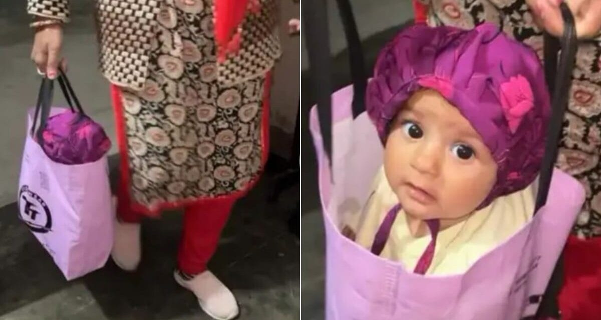 झोला लेकर मां ने घर में ली एंट्री, खोला तो दिखा ऐसा चांद सा चेहरा, देख अटक गया यूजर्स का दिल