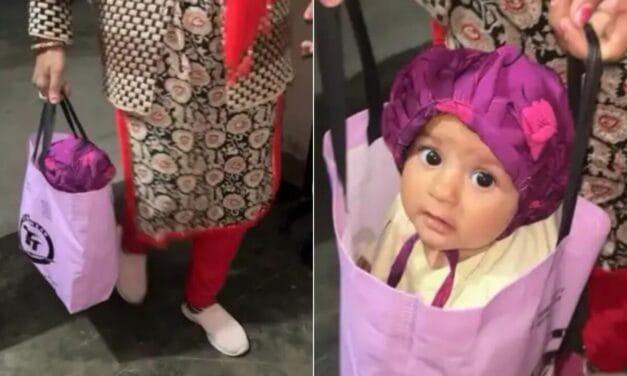 झोला लेकर मां ने घर में ली एंट्री, खोला तो दिखा ऐसा चांद सा चेहरा, देख अटक गया यूजर्स का दिल