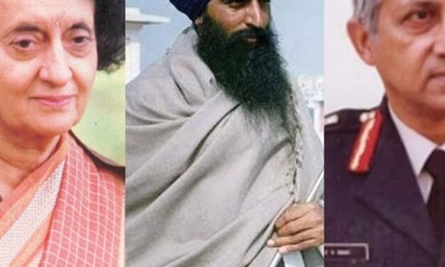 BJP ने ऑपरेशन ब्लूस्टार में मरे लोगों को शहीद बताया:सेना के टैंकों और क्षतिग्रस्त अकाल तख्त की फोटो